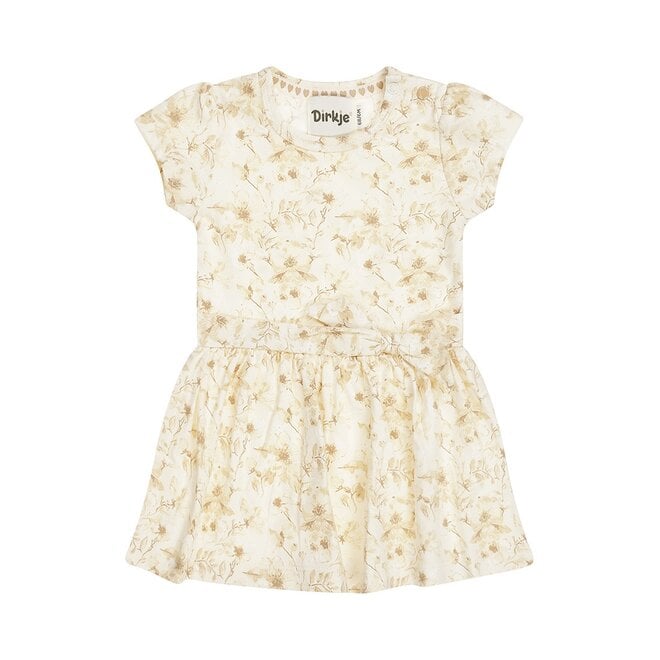 Dirkje meisjes jurk off white bloesem
