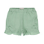 Dirkje girls' shorts green muslin ruffles