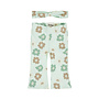 Dirkje girls' flared leggings light green flower