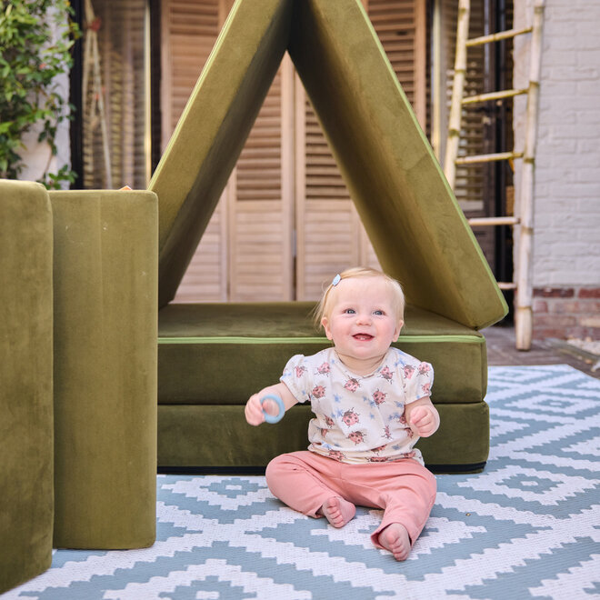 Dirkje girls' T-shirt off-white pink ladybird