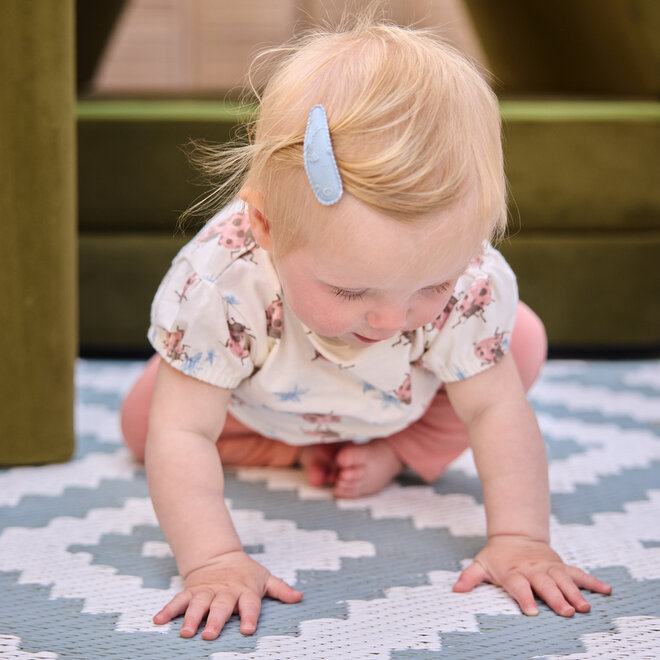 Dirkje Mädchen T-Shirt cremefarben rosa Marienkäfer