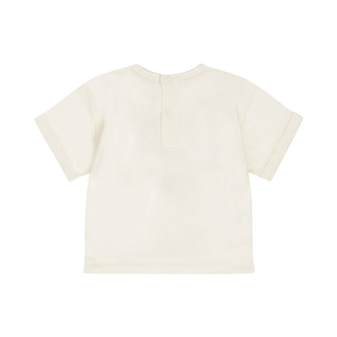 Dirkje girls' T-shirt loose fit off-white pink blue