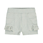 Dirkje girls' shorts blue white cotton seersucker