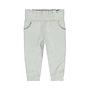 Dirkje girls' trousers blue white cotton seersucker