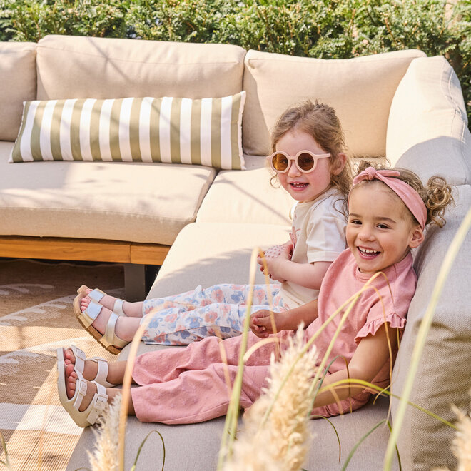 Dirkje meisjes set shirt broek haarband roze bloem