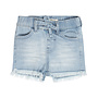Dirkje girls' jeans shorts light blue bow