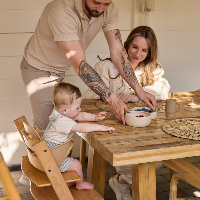 Dirkje boys' set polo shirt shorts blue off-white