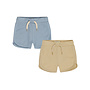 Dirkje boys' set jogging shorts blue sand cotton