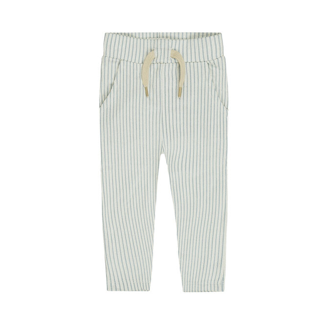Dirkje boys' trousers blue white seersucker