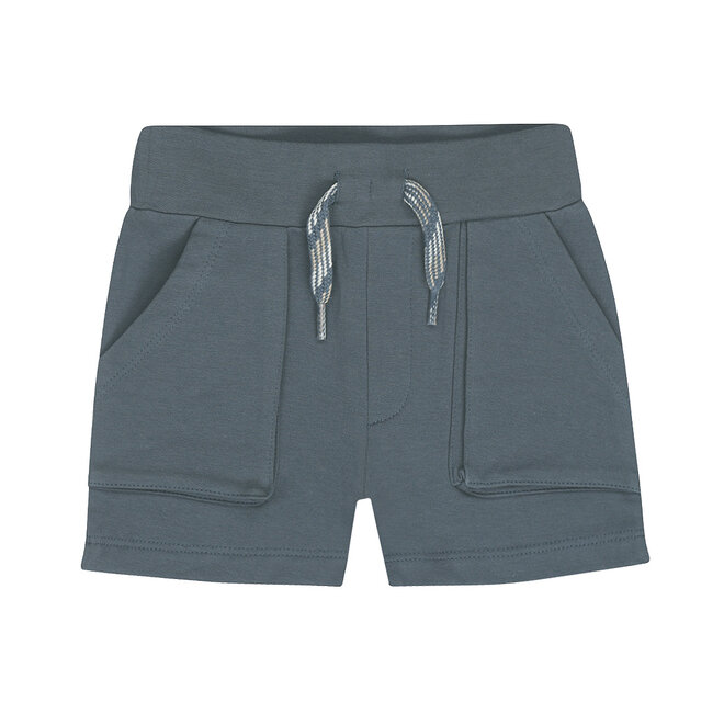 Dirkje boys' jogging shorts steel blue pockets