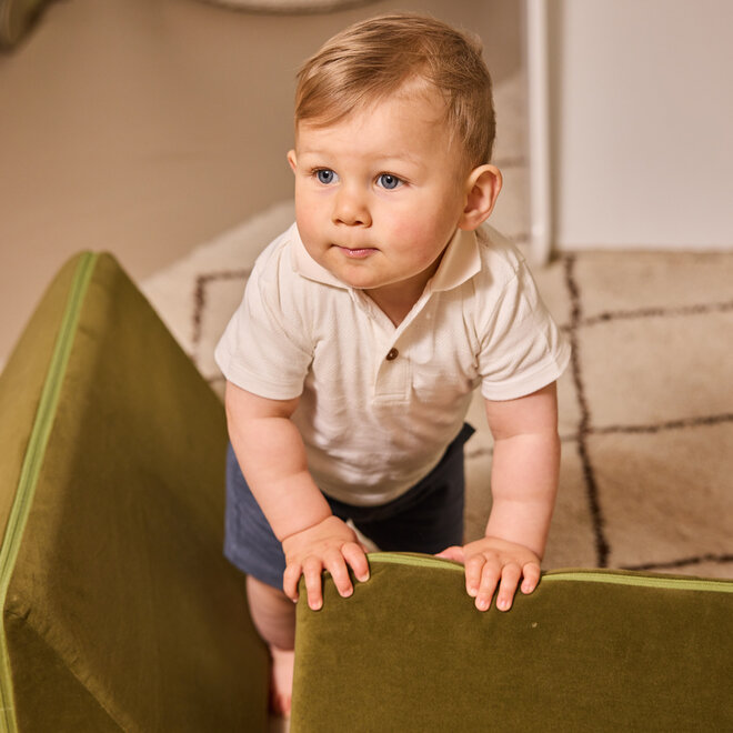 Dirkje Jungen-Poloshirt Off-White Baumwolle