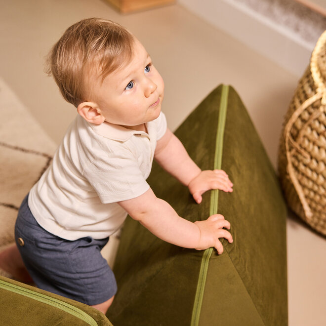 Dirkje Jungen-Poloshirt Off-White Baumwolle