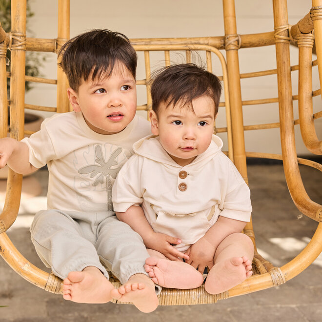 Dirkje boys' T-shirt loose fit off-white surf