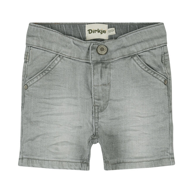 Dirkje jongens jeans shorts grijs regular fit