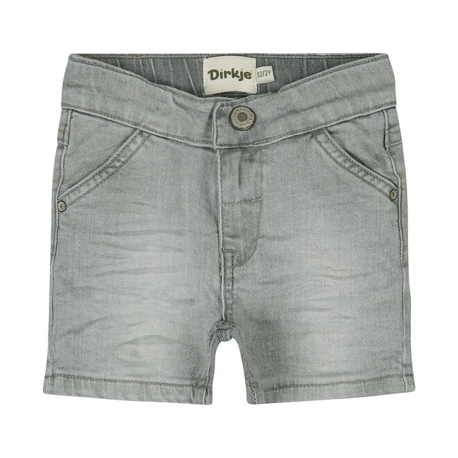 Dirkje jongens jeans shorts grijs regular fit