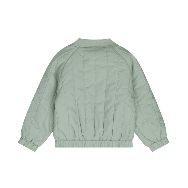 Dirkje boys' summer jacket soft green water-repellent