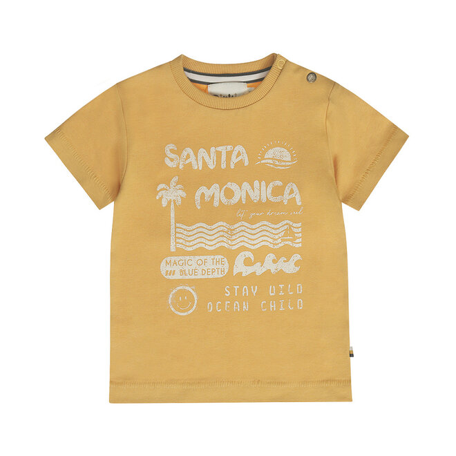 Dirkje boys' T-shirt camel Santa Monica