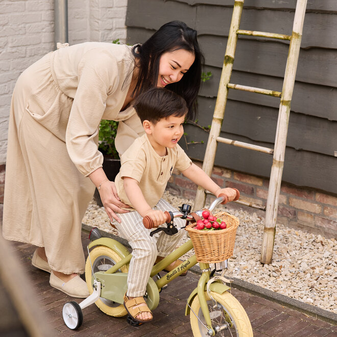 Dirkje Jungen T-Shirt camel Knöpfe