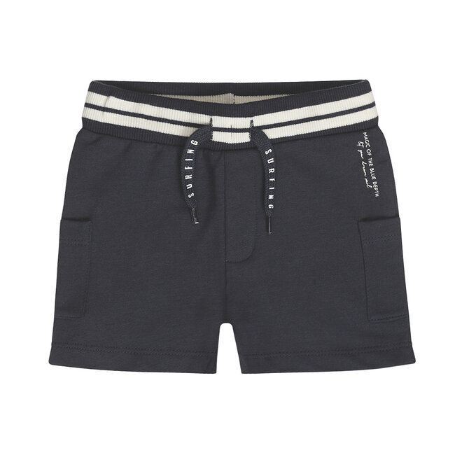 Dirkje jongens jogging shorts donkerblauw zakken
