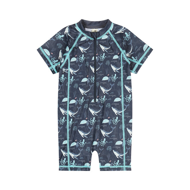 Dirkje boys' swimsuit dark blue