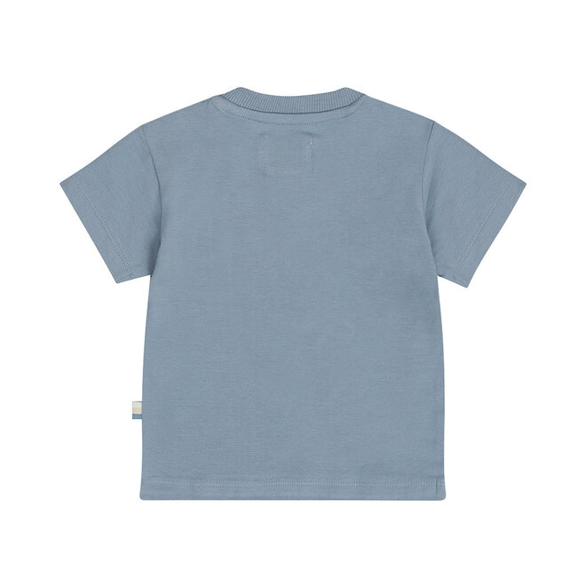 Dirkje boys' T-shirt blue crocodile