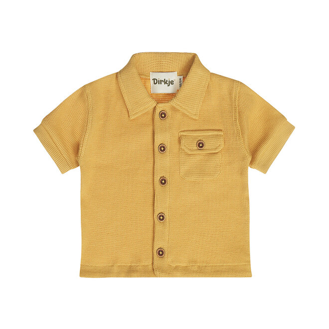 Dirkje jongens blouse camel