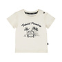 Dirkje jongens T-shirt off white tropical paradise