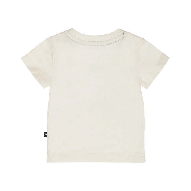 Dirkje boys' T-shirt off-white tropical paradise