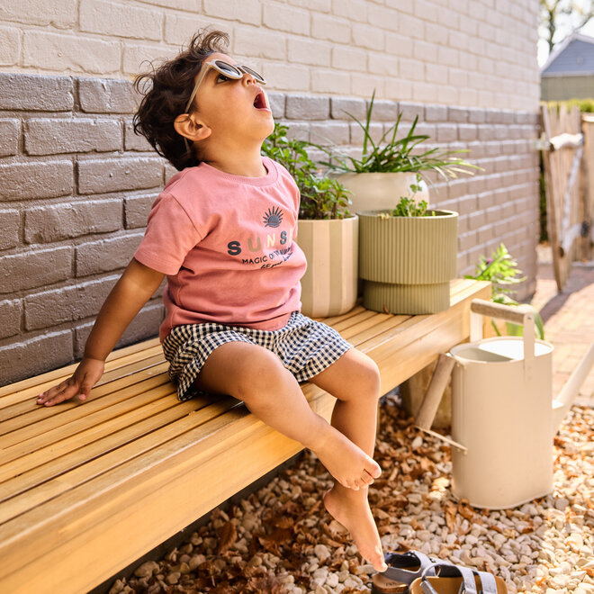 Dirkje Jungen-T-Shirt altrosa Sunset