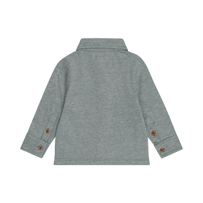 Dirkje boys' blouse dark blue cotton