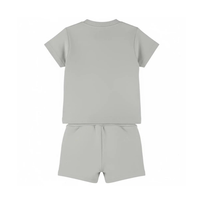 Dirkje boys' co-ord set grey T-shirt shorts
