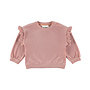 Dirkje Mädchen-Pullover: rosa mit Rüschen