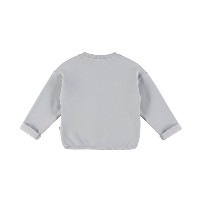 Dirkje jongens sweater grijs borstzakje