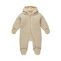Dirkje jongens baby teddy snowsuit off white capuchon