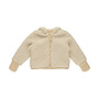 Dirkje boys’ baby teddy jacket, off-white, with hood