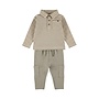 Dirkje boys’ set: green polo shirt and jogging bottoms
