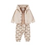Dirkje jongens set off white vest shirt joggingbroek