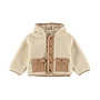 Dirkje jongens jasje beige teddy capuchon