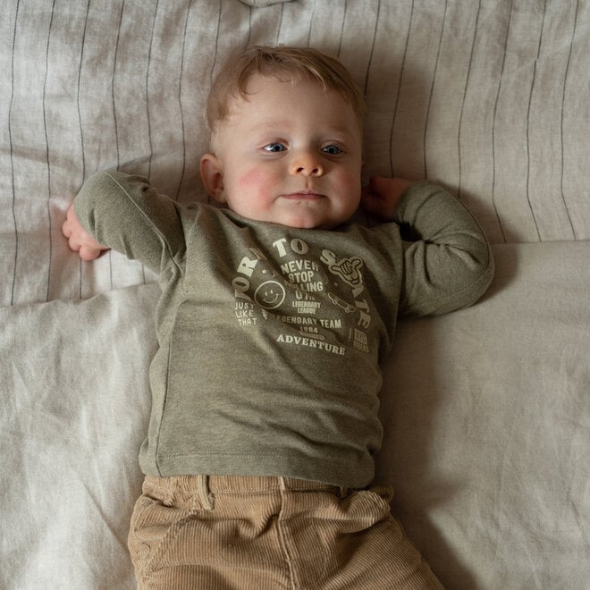 Dirkje jongens longsleeve groen
