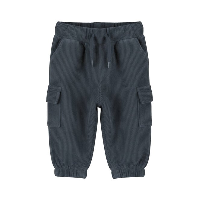 Dirkje jongens loose fit broek donkerblauw cargo