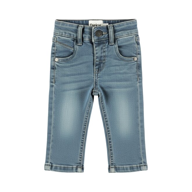 Dirkje boys’ loose-fit jeans, light blue