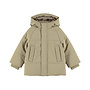 Dirkje Jungen-Winterjacke, grün, mit Kapuze, wasserabweisend