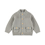 Dirkje Jungen-Strickjacke grau