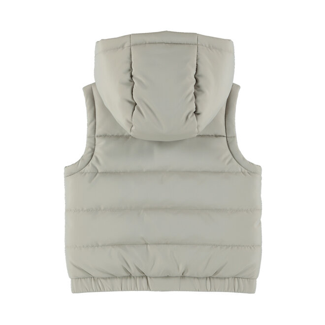 Dirkje jongens bodywarmer grijs capuchon