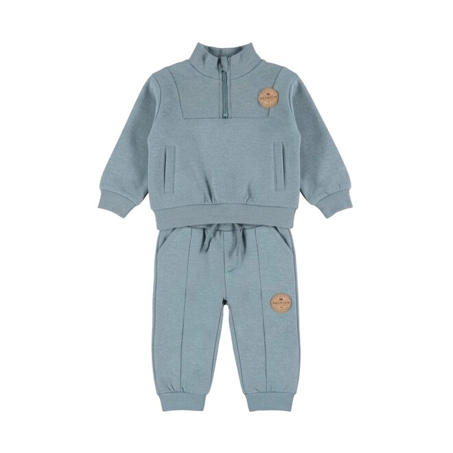 Dirkje Jungen-Set blau: Pullover, Hose blau