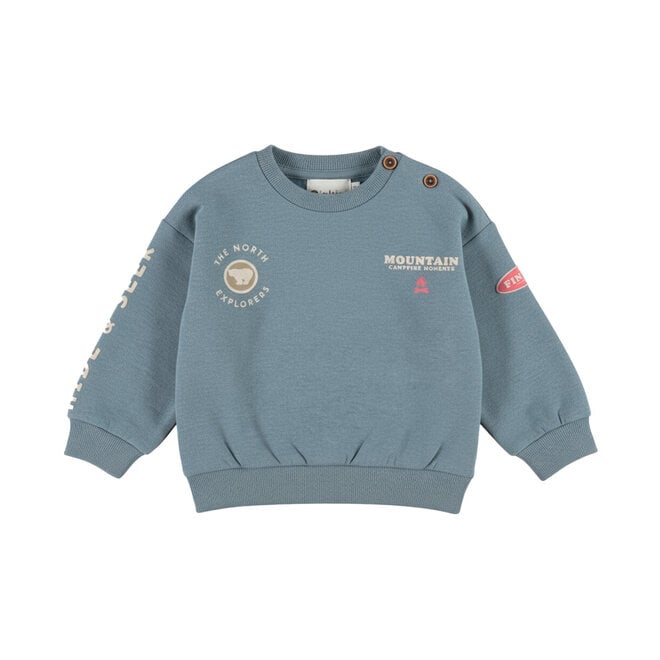 Dirkje jongens sweater blauw outdoor