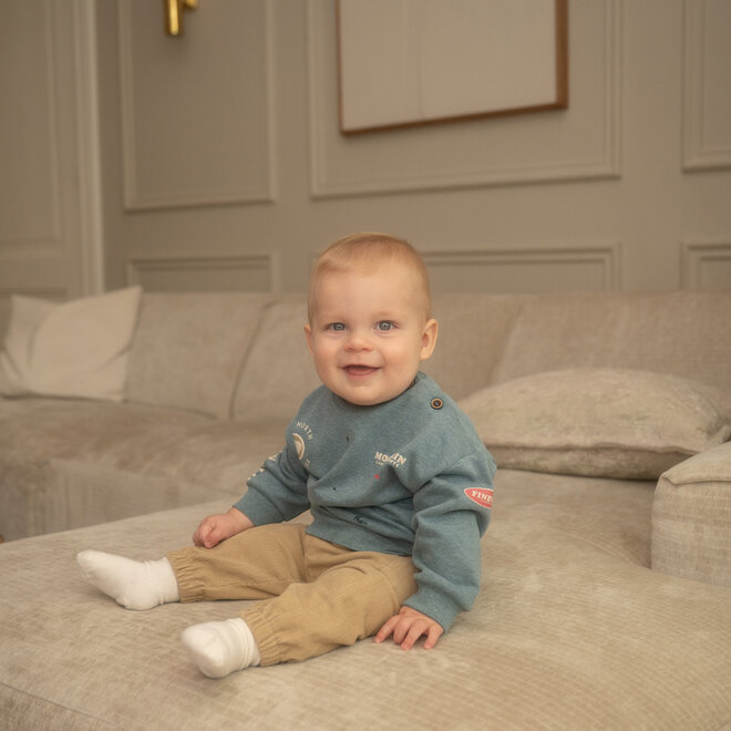 Dirkje Jungen-Sweater blau Outdoor