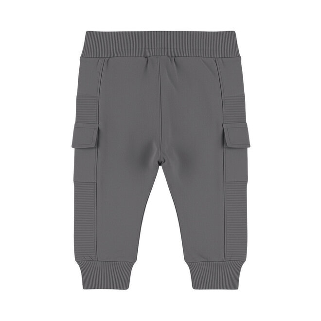 Dirkje Jungen-Jogginghose, grau, Cargo-Stil