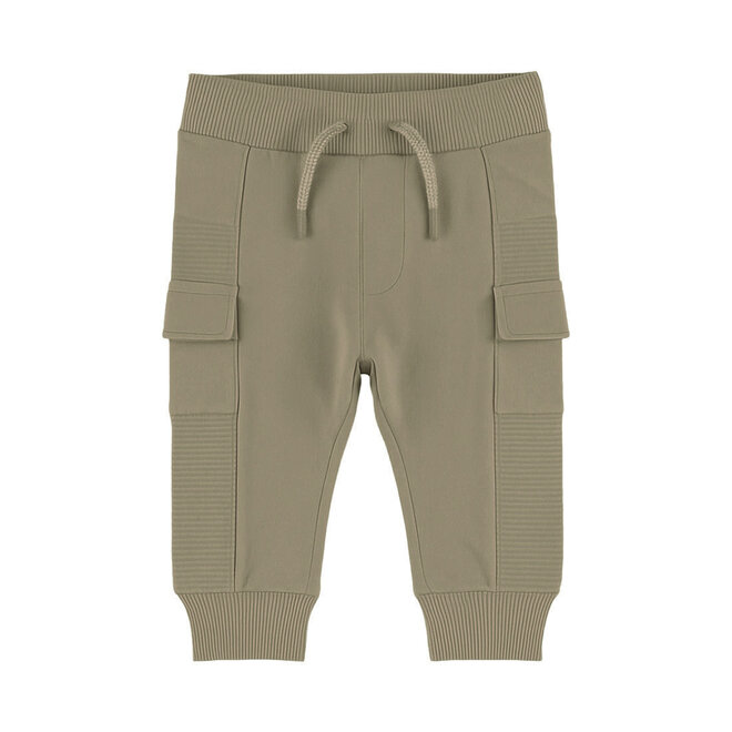 Dirkje Jungen-Jogginghose, grün, Cargo-Stil