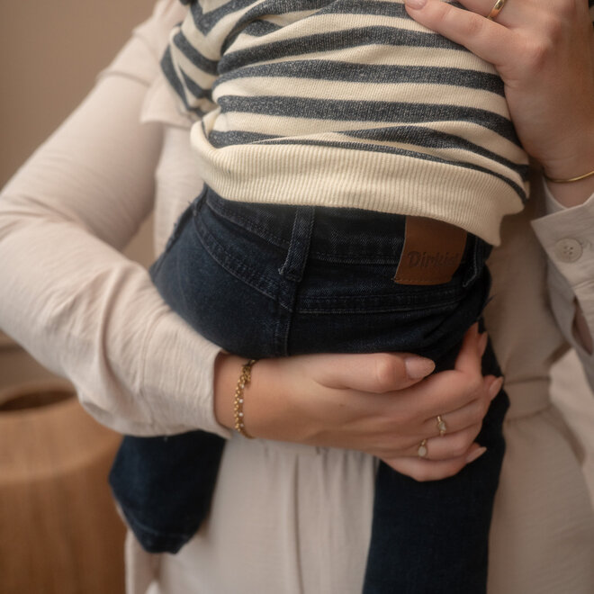 Dirkje jongens jeans regular fit donkerblauw pocket